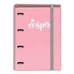 Carpeta recambio anillas A4 Dohe pastel rosa