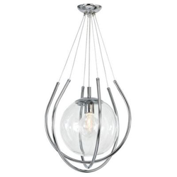 Ver Lámpara de Suspensión Homemania Felis Cromo 39x39x90cm y sus características Lámpara de Suspensión Homemania Felis Cromo 39x39x90cm características