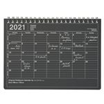 Cuaderno calendario Marks 2021 negro pequeño en oferta