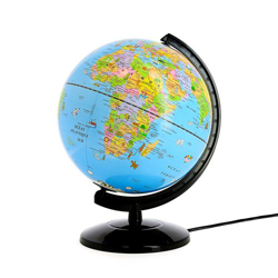 Globo terráqueo Pueblos y Animales características