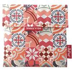 Bolsa porta snack Rolleat Snack'n'Go Patchwork Naranja