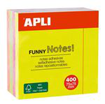 Notas adhesivas Apli cubo brillante (75 x 75) precio