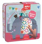 Juego de gomets en caja metálica Apli Martina