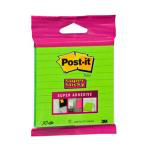 Bloc de notas Post It verde neón en oferta