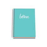 Cuaderno A5 Dohe espiral pastel verde en oferta