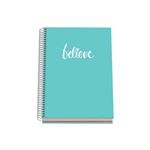 Cuaderno A5 Dohe espiral pastel verde