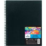 Cuaderno A5 Canson Mix Media Art Book espiral 40 h negro