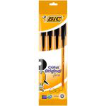 4 bolígrafos Bic Cristal punta fina negro precio