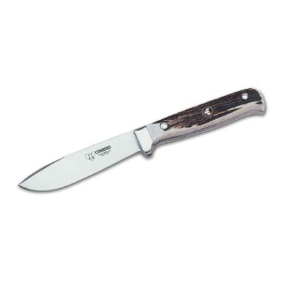 Cuchillo de caza Cudeman 228-C con mango de ciervo Incluye funda