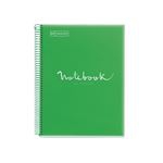 Libreta Miquelrius A4 80 hojas Cuadriculada Emotions Verde