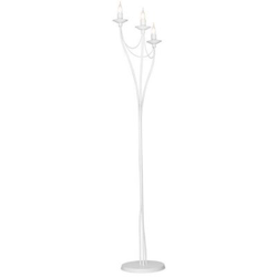 Lámpara de Piso Homemania Lilium Blanco 30x30x164cm precio