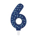 Maxi Vela Legami para tarta número 6 azul precio