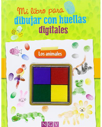 Mi libro para dibujar con huellas digitales: Animales en oferta