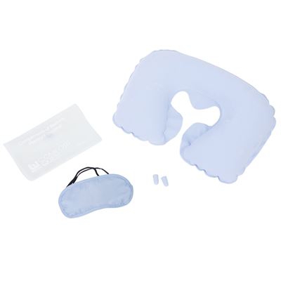 Set de Viaje: Almohada Hinchable, Antifaz y Tapones Bestway Sojourna