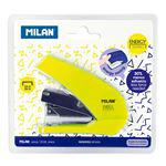 Grapadora compacta Milan Energy Saving amarillo en oferta