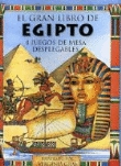 El Gran Libro de Egipto. 4 juegos de mesa desplegables