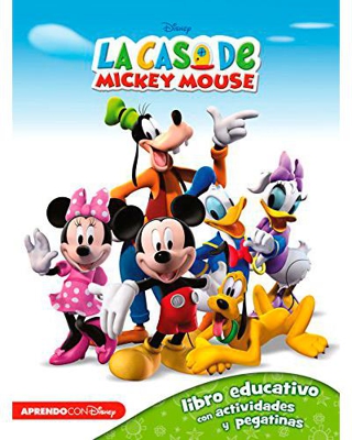 La casa de Mickey Mouse 2. Libro educativo con actividades y pegatinas