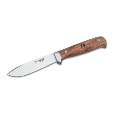 Cuchillo de caza Cudeman 228-L con mango de olivo Incluye funda