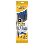 Bolígrafos Bic cristal Large azul en oferta