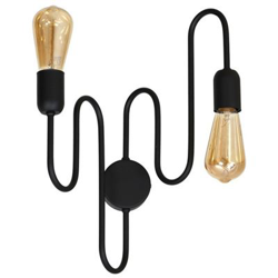 Lámpara de Pared Homemania Lynx Black Negro 32x20x41cm características