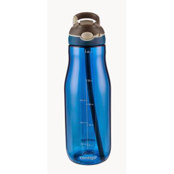 Contigo -Botella de agua antigoteo(Ashland Autosput, 1200ml)- Azul oscuro/tapa gris características