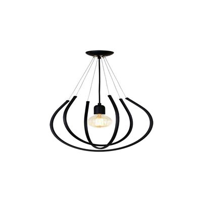 Lámpara de Suspensión Homemania Felis Negro 39x39x90cm
