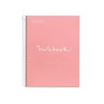 Libreta Miquelrius A4 80 hojas Cuadriculada Emotions Craft Rosa