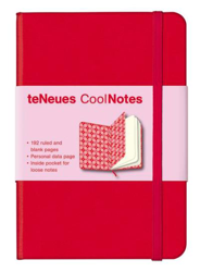 Libreta Coolnotes red argyle rose características