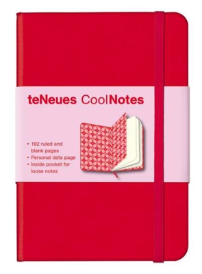 Libreta Coolnotes red argyle rose