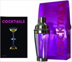 Kit coctails. Libro + coctelera en oferta