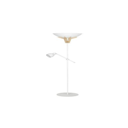 Lámpara de Piso Homemania Lilus Blanco 47x37x170cm características