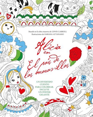 Alicia en el País de las Maravillas. Libro para colorear