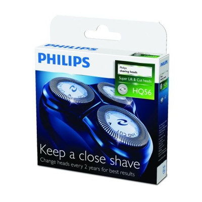 Philips HQ56/50 Pack 3 Cabezales de Afeitado para Máquinas Philips