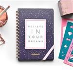Cuaderno puntos A5 Takenote Notebook Journal Believe In Your Dreams características
