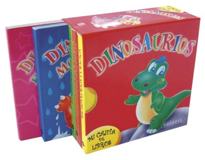 Dinosaurios. Carton. Mi cajita de libros