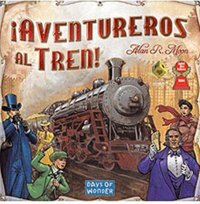 Aventureros al tren. Juego de tablero