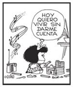 Cuadro imantado Mafalda - Sin darme cuenta