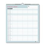 Calendario de pared Miquelrius 2021 DIY familiar lovely