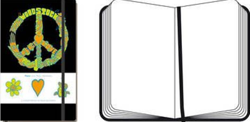 Moleskine Woodstock Peace large plain notebook en oferta