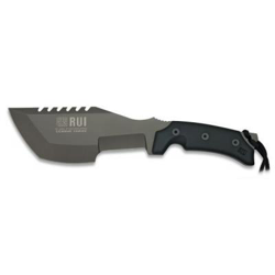 Cuchillo RUI Táctico Tracker hoja titanio de 20 cm Incluye afilador y funda 31955 en oferta