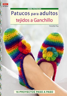 Patucos para adultos tejidos a ganchillo