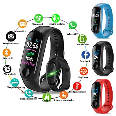 Smart Band M3 – Inteligente Bluetooth a prueba de agua  Multi4you