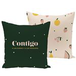 UO Funda de Cojín - Contigo a las duras y las maduras características