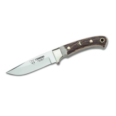 Cuchillo Cudeman 150-C de caza con mango de asta de ciervo con hoja de 10 cm. Incluye funda