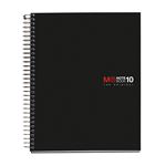 Libreta 10 Miquelrius A4 Negro Cuadrícula en oferta