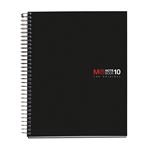 Libreta 10 Miquelrius A4 Negro Cuadrícula