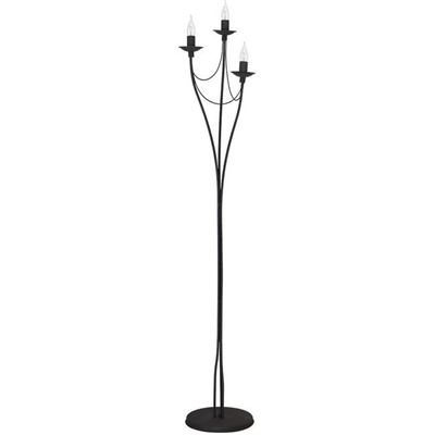 Lámpara de Piso Homemania Lilium Negro 30x30x164cm