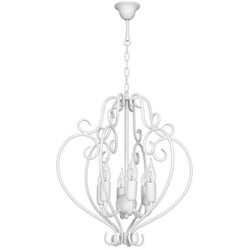 Lámpara de Suspensión Homemania Peony Blanco 46x46x80cm en oferta