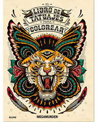 El libro de tatuajes para colorear características