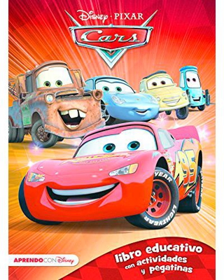 Cars. Libro educativo con actividades y pegatinas